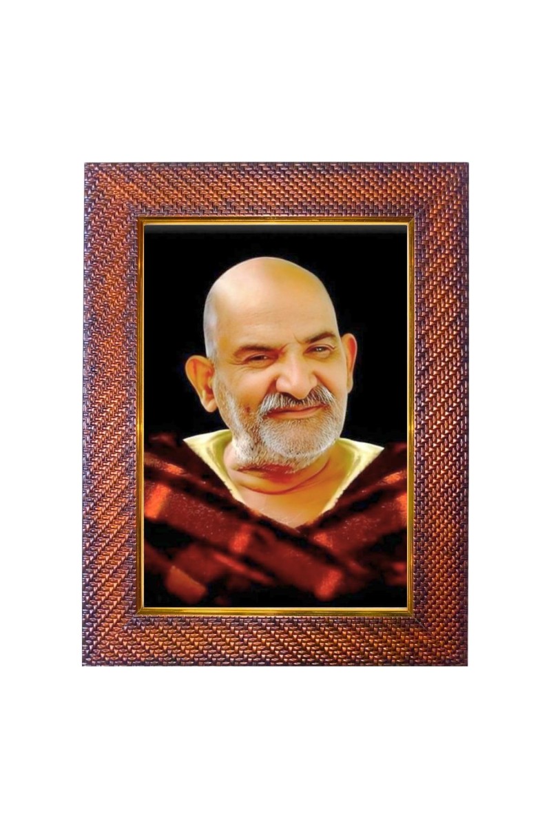 Sri Anandamayi Ma Photo Frame 15X19 Inch Religious Wall & Table Decor Frame | Sri Anandamayi Ma Spiritual Photo Frame For Home, Temple & Office | Decorative Hindu God & Goddess Frame (Pack Of 1) (