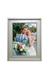 HiTechMart Modern Grey 8 x 10 inch Picture Frame Polystyrene Photo Frame with Glass Front, Vertical Display Ideal for Office, Home, or Gifting