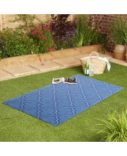 Home Beautiful Blue PVC Floor Mat