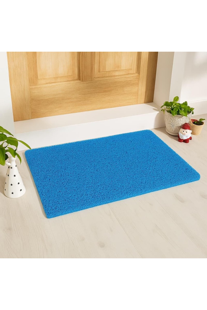 Hitech Sales, Premium Non-Slip Door Mat for Indoor & Outdoor Use – Water-Absorbent and Easy to Clean (Blue)