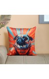 Home Beautiful Orange Polyester Cushion