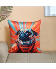 Home Beautiful Orange Polyester Cushion