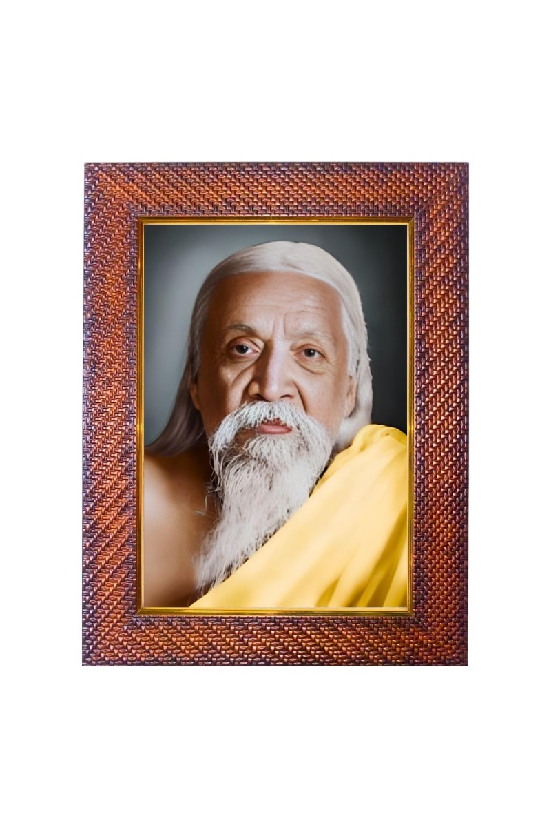 Lord Sai Baba Photo Frame Religious Wall & Table Decor Frame | Lord Sai Baba Spiritual Photo Frame For Home, Temple & Office | Decorative Hindu God & Goddess Frame (Pack Of 1) (F18283)