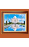 Taj Mahal, Agra, Uttar Pradesh Photo Frame, 10x14 Inches Stylish Framed Islamic wall art for Home & Office Decoration and gift for Muslims