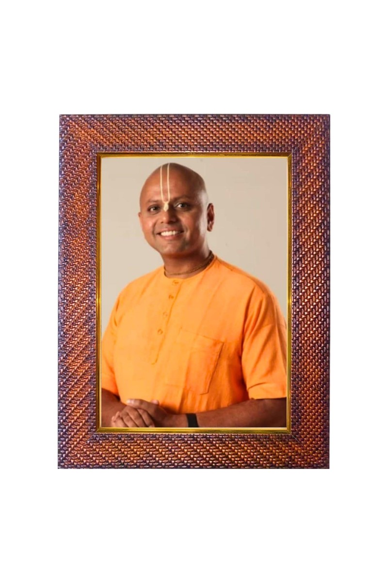 Guru Har Rai Ji Photo Frame 17X21 Inch Religious Wall & Table Decor Frame | Guru Har Rai Ji Spiritual Photo Frame For Home, Temple & Office | Decorative Hindu God & Goddess Frame (Pack Of 1) (F183