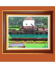 Safa Masjid, Goa Photo Frame, 10x14 Inches Stylish Framed Islamic wall art for Home & Office Decoration and gift for Muslims