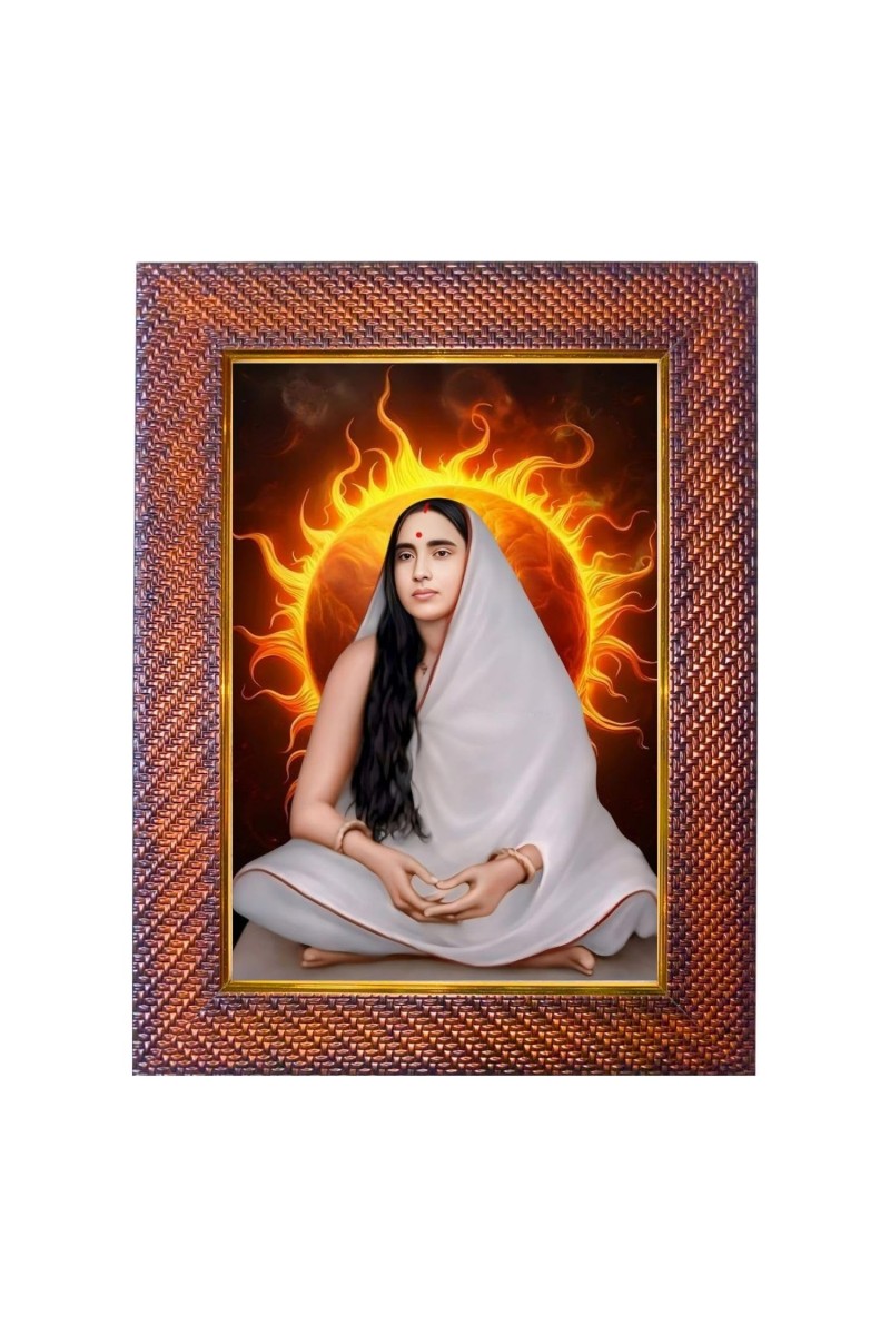 Guru Ravidas Ji Photo Frame 19X23 Inch Religious Wall & Table Decor Frame | Guru Ravidas Ji Spiritual Photo Frame For Home, Temple & Office (F18272X19X23)
