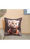 Home Beautiful Grey Microfiber Cushion