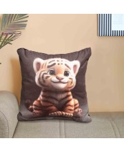 Home Beautiful Grey Microfiber Cushion