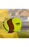 Hitech Sales - Pumo Cricket Tennis Ball | Lightweight Yellow Tennis Ball for Cricket Practice & Play | Durable and High Bounce Ball for Indoor & Outdoor Use (Medium, 1, Count)