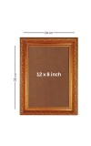 HiTechMart Vintage Gold Framed for Home, Office and Decor (8 x 12 inch)