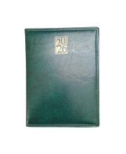 Leather Cover Hardbound 2026 Diary | New Year Daily Planner with Monthly Calendar | Office, Study & Personal Organizer