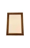Antique Golden Decorative Photo Frame | Elegant Vintage-Style Wall & Tabletop Frame for Home Décor, Certificate, Painting & Artwork Display – Premium Empty Frame (Rectangular Design)