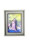 Hi Tech Sales Ma Lakshmi Ma Saraswati Lord Shri Ganesh Photo Frame for wall/table, Study & living room, gifts (7 x 9)