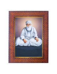 Guru Ram Dasji Photo Frame 15X19 Inch Religious Wall & Table Decor Frame | Guru Ram Dasji Spiritual Photo Frame For Home, Temple & Office | Decorative Hindu God & Goddess Frame (Pack Of 1) (F18345
