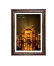 Gurudwara Golden Temple, Amritsar, Punjab Photo Frame 10x14 Inch | Spiritual Wall decoration for Home & Office | | Gift for Sikh Punjabi