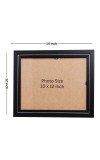 Hitech Sales Golden Buddha Wall Painting Photo Frame for Pooja Room, Temple Decor, Home Decoration and Gift (Wall and Tabletop, Rectangular, Printed Photo, 12 x 14 inches Frame, Brown)