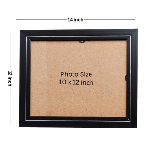Hitech Sales Golden Buddha Wall Painting Photo Frame for Pooja Room, Temple Decor, Home Decoration and Gift (Wall and Tabletop, Rectangular, Printed Photo, 12 x 14 inches Frame, Brown)