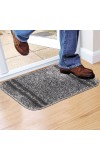 Home Beautiful Anti-Skid Dark Grey Polyester Door Mat