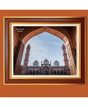 Taj ul masjid bhopal Photo Frame, 10x14 Inches Stylish Framed Islamic wall art for Home & Office Decoration and gift for Muslims