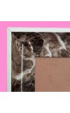 HiTechMart Polystyrene 11x15 Black Picture Frame Classic Style with Acrylic Glass Fits 8x12 Photo Wall Mount Display Frame for Family Photos, Home Decor & Gifting