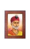 Swami Chinmayananda Photo Frame Religious Wall & Table Decor Frame | Swami Chinmayananda Spiritual Photo Frame For Home, Temple & Office | Decorative Hindu God & Goddess Frame (Pack Of