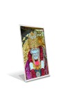 Car Desk/Table Top Shirdi Sai Baba Acrylic L-Style Photo Stand - 2.5x3.5 Inches, Compact And Stylish Spiritual Display (F6690)