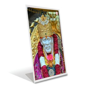 Car Desk/Table Top Shirdi Sai Baba Acrylic L-Style Photo Stand - 5x7 Inches, Compact And Stylish Spiritual Display (F6690) Car Desk/Table Top Shirdi Sai Baba Acrylic L-Style Photo Stand - 5x7 Inches, Compact And Stylish Spiritual Display (F6690)