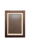HiTechMart 12x16 Brown Picture Frame Polystyrene Frame with Acrylic Glass Fits 8x12 Photo Wall Mount Display Modern Frame for Home Decor, Family Photos & Gifting