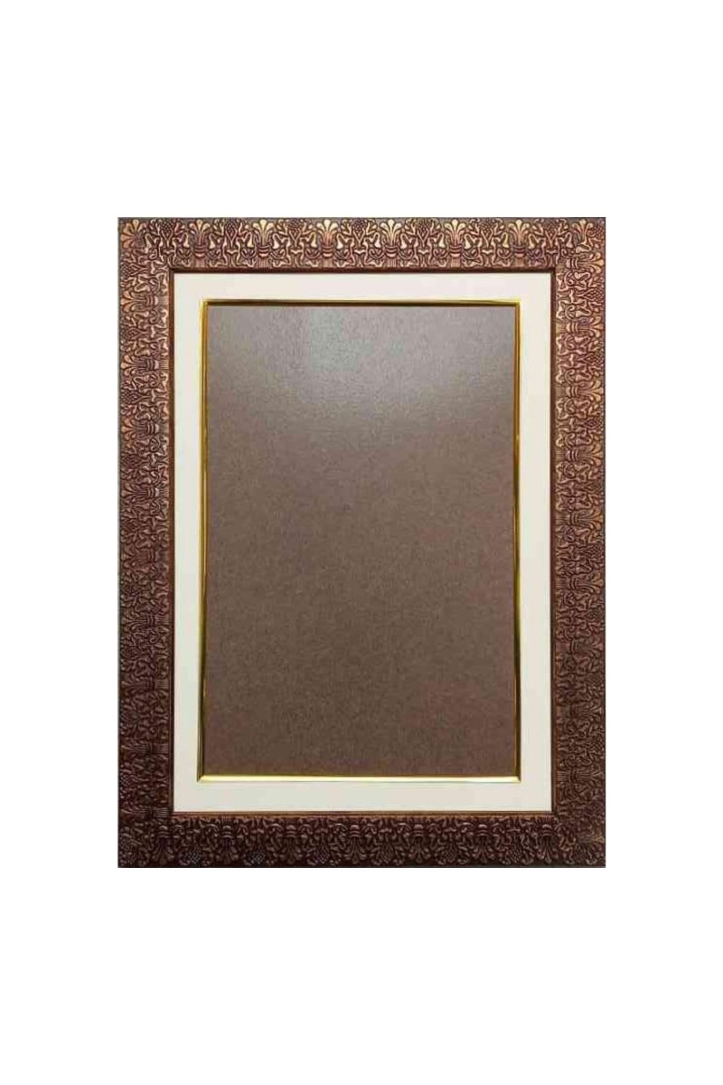 HiTechMart 12x16 Brown Picture Frame Polystyrene Frame with Acrylic Glass Fits 8x12 Photo Wall Mount Display Modern Frame for Home Decor, Family Photos & Gifting