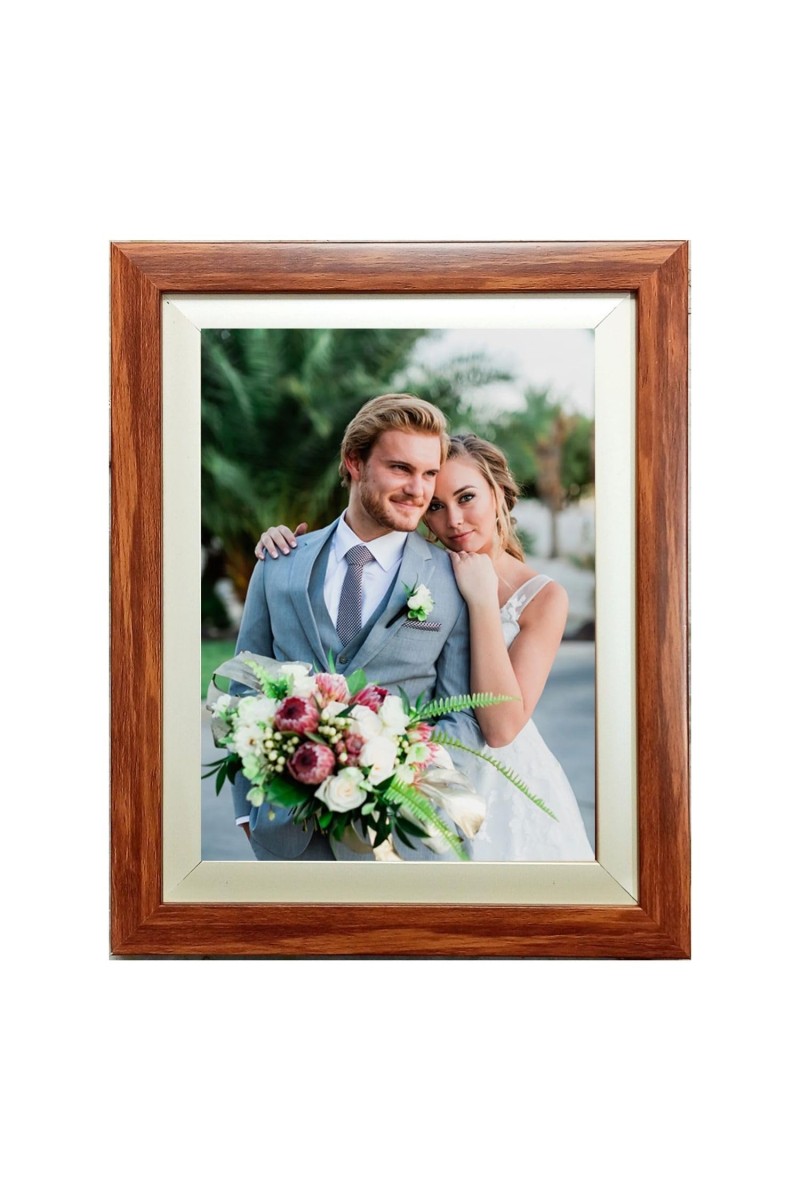 HiTechMart Polystyrene Photo Frame with Matte Finish 8x10 Inch Picture Frame for Wedding, Family, or Portrait Photos Wall Mount or Tabletop Display Home Decor Gift