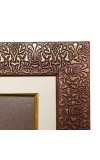 HiTechMart 12x16 Brown Picture Frame Polystyrene Frame with Acrylic Glass Fits 8x12 Photo Wall Mount Display Modern Frame for Home Decor, Family Photos & Gifting