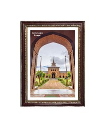 Jamia masjid, Srinagar Photo Frame, 16x20 Inches Stylish Framed Islamic wall art for Home & Office Decoration and gift for Muslims