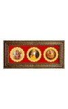 Lord Hanuman, Waheguru, Sai Baba Photo Frame - 8x14 Inch Brown Wooden Frame | Hindu Gods Wall Decor For Home & Office