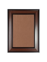 HiTechMart Dark Brown Polystyrene Photo Frame with Black Inner Border, Classic Picture Frame for Home and Office Dcor, Wall Mount and Tabletop Display(12 x 8 inch)