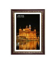 Gurudwara Golden Temple, Amritsar, Punjab Photo Frame 10x14 Inch | Spiritual Wall decoration for Home & Office | | Gift for Sikh Punjabi