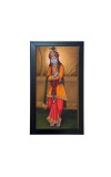 Hitech Sales Lord Krishna with His Flute Photo Frame for Home & Office Decoration, Gifting (39.5 x 24.3 cm)