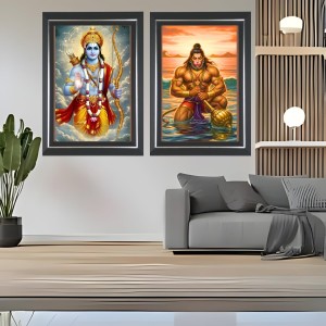 Set of 2 Black Photo Frames for Wall & Table Décor – Sleek Modern Empty Picture Frames for Home & Office, Display Portrait or Landscape Orientation (2, 22x18)