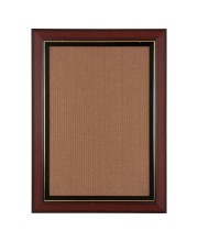 HiTechMart Brown Polystyrene Framed with Elegant Mahogany Finish & Gold Lining, Wall Mounted Home, Office, Durable and Stylish (8 x 12 inch)