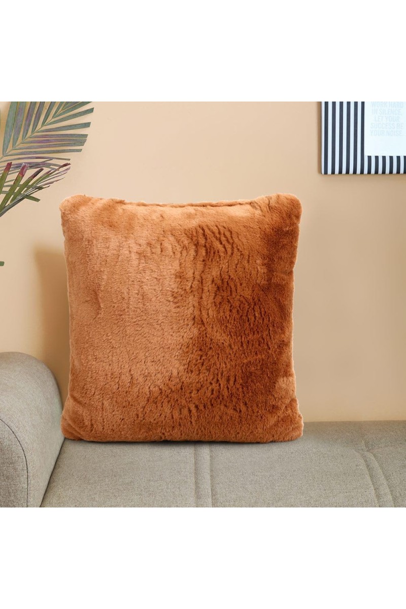 Home Beautiful Brown Polyester Cushion