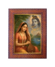 Saint Tulsidas Photo Frame 15X19 Inch Religious Wall & Table Decor Frame | Saint Tulsidas Spiritual Photo Frame For Home, Temple & Office | Decorative Hindu God & Goddess Frame (Pack Of 1) (F18412