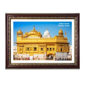Gurudwara Golden Temple, Amritsar, Punjab Photo Frame 10x14 Inch | Spiritual Wall decoration for Home & Office | | Gift for Sikh Punjabi Gurudwara Golden Temple, Amritsar, Punjab Photo Frame 10x14 Inch | Spiritual Wall decoration for Home & Office | | Gift for Sikh Punjabi