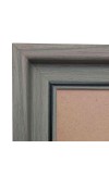HiTechMart 11x15 Deep Grey Picture Frame Polystyrene Frame with Acrylic Glass Fits 8x12 Photo Wall Mount Display Modern Frame for Home Decor, Family Photos & Gifting