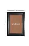 HiTechMart Black Framed for Home, Office (Wall-Mount, 8 x 12 inch)