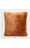 Home Beautiful Brown Polyester Cushion