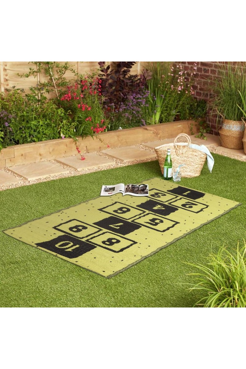 Home Beautiful Olive Green PVC Floor Mat