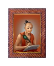 Sri Aurobindo Photo Frame 13X17 Inch Religious Wall & Table Decor Frame | Sri Aurobindo Spiritual Photo Frame For Home, Temple & Office | Decorative Hindu God & Goddess Frame (Pack Of 1) (F18423)