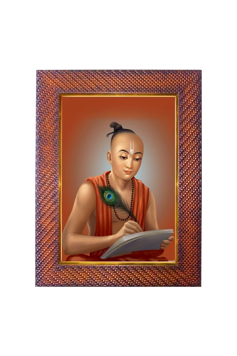 Sri Aurobindo Photo Frame Religious Wall & Table Decor Frame | Sri Aurobindo Spiritual Photo Frame For Home, Temple & Office | Decorative Hindu God & Goddess Frame (Pack Of 1) (F18423)