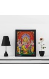 Hitech Narasimha 3D Laminated Photo Frame - Perfect Décor for Walls, Tables, and Sacred Spaces. Great for Gifts, Puja, and Elevating Living Room Ambiance