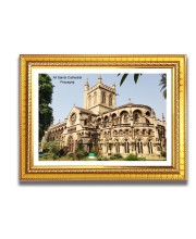 All Saints Cathedral Church Photo Frame, 12x16 Inches Beautiful Elegant Framed Wall Art of Iconic Cathedral